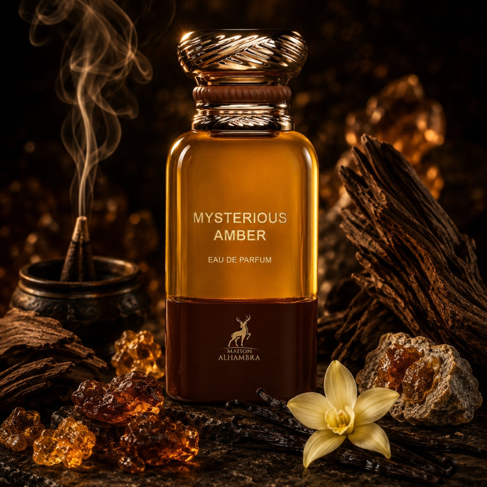 Maison Alhambra Mysterious Amber Edp 80ml Unisex (NUEVO LANZAMIENTO)