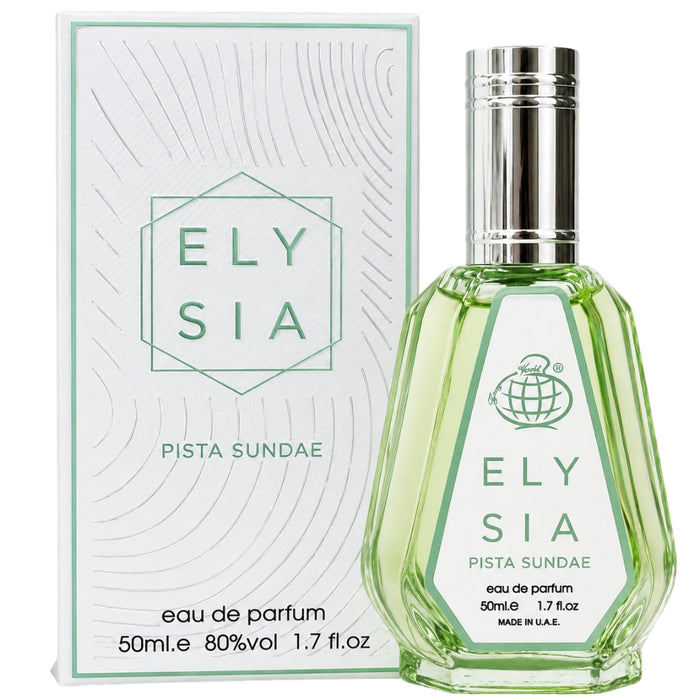 Fragrance World Elysia Pista Sundae Edp 50Ml Mujer (Kayali Yum Pistachio Gelato) Fragrance World