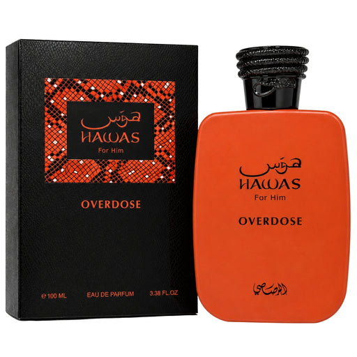 Rasasi Hawas For Him Overdose EDP 100 ml Producto Regular Rasasi