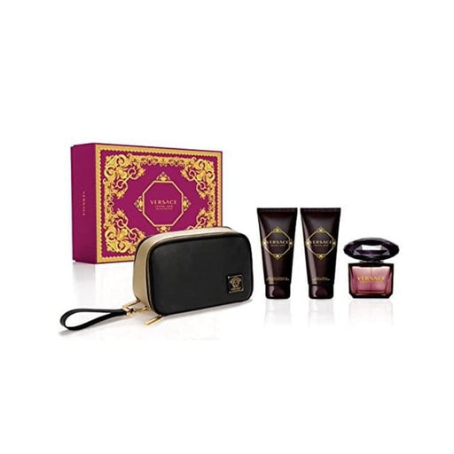 Set Versace Crystal Noir Edt 90Ml 4 Piezas Mujer Versace