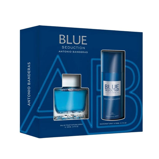 Set Antonio Banderas Blue Seduction Edt 100Ml + Desodorante 150Ml Hombre Antonio Banderas