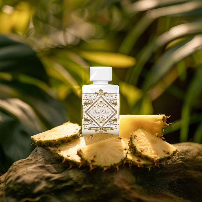 Set Lattafa Badee Al Oud Honor And Glory With 100 Ml Edp + 200Ml Deo + 300Ml Air Freshner(3Pcs Gift) Lattafa
