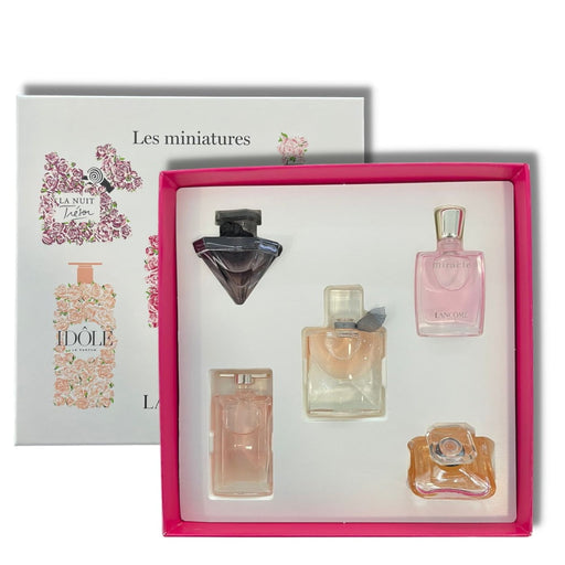 Set 5 Minatures Lancome Miracle, Tresor La Nuit, Idole, Lveb Y Tresor Lancome