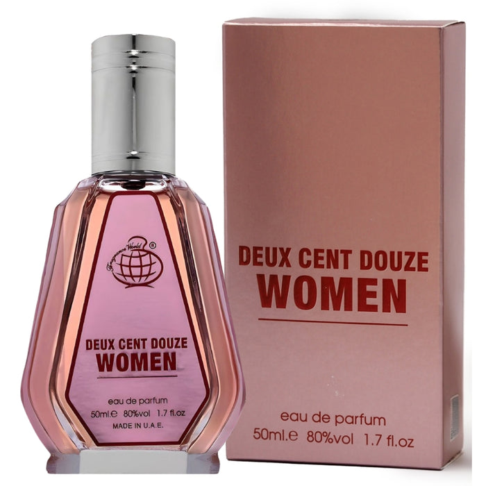 Fragrance World Deux Cent Douze Women Edp 50Ml Mujer (Carolina Herrera 212 Sexy) Fragrance World
