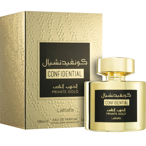 Lattafa Confidential Private Gold Edp 100Ml Unisex Lattafa