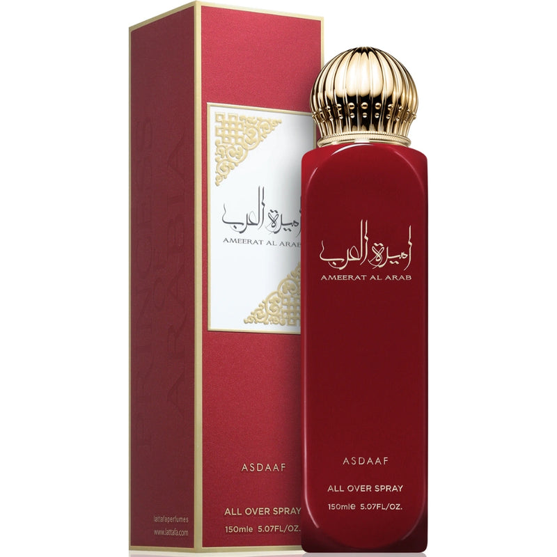 Asdaaf Ameerat Al Arab All Over Perfume Spray 150Ml Unisex Asdaaf