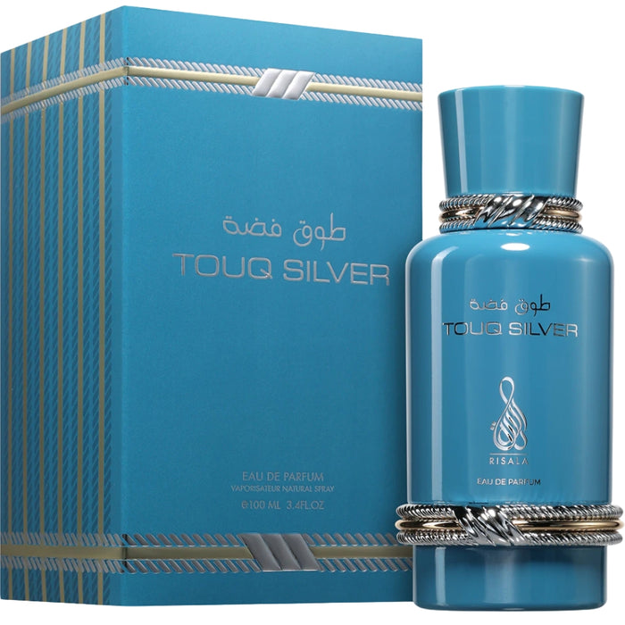 Risala Touq Silver Edp 100 Ml Unisex (Versace Éclat De Rose) Risala