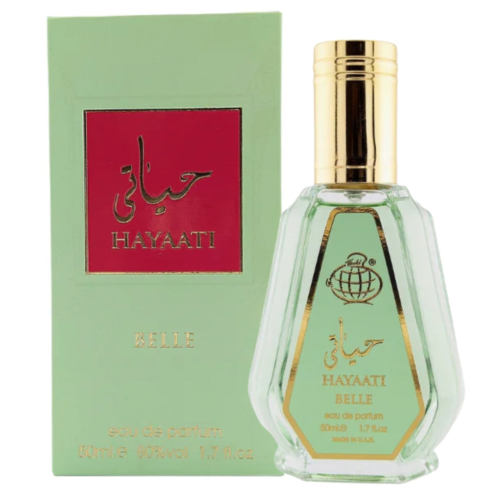 FRAGRANCE WORLD BELLE HAYAATI EAU PARFUM 5O ML