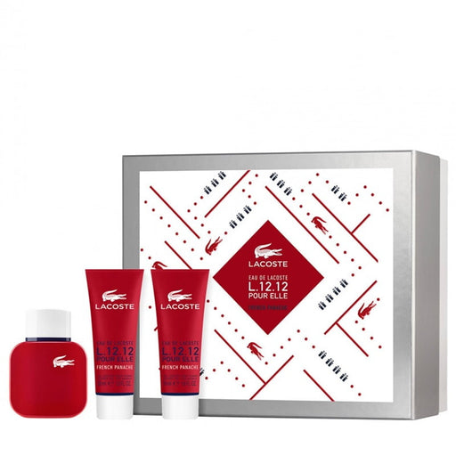 Set Lacoste L1212 Pour Elle French Panache 50 ML EDT 2 Shower Gel 50 ML Lacoste