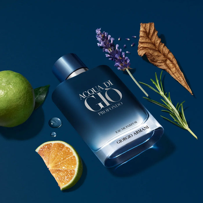 Set Giorgio Armani Acqua Di Gio Profondo Edp 100 Ml + 15 Ml Recargable/Refill 2025 Giorgio Armani